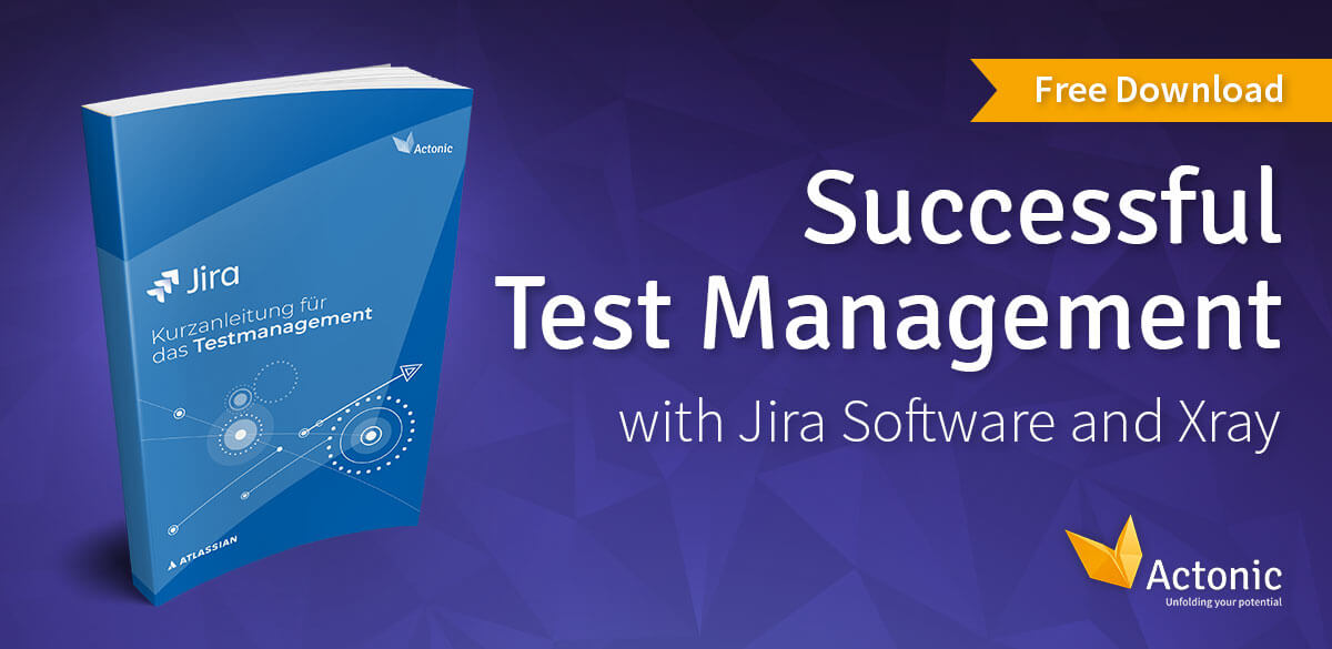 Successful test management with Jira Software and Xray e-book cover