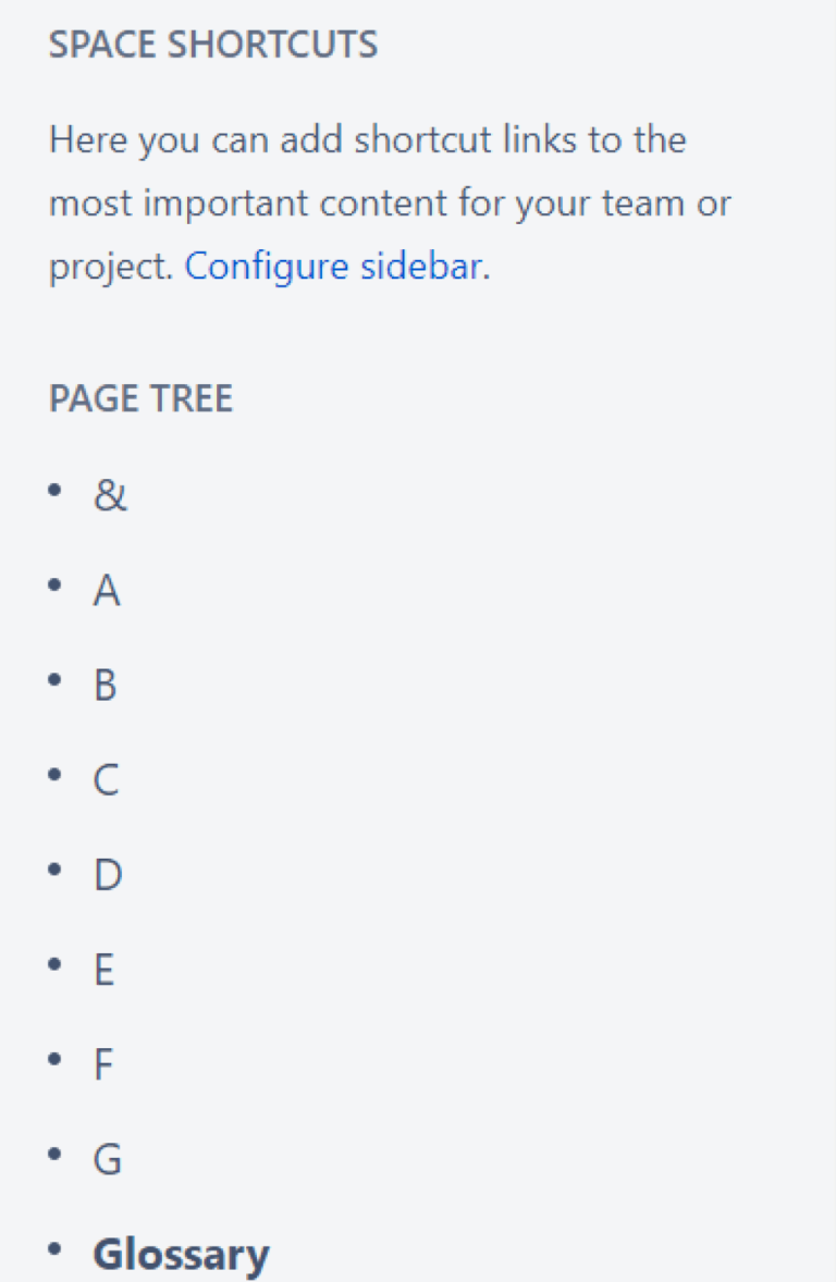 How to create a glossary in Confluence? Actonic Unfolding your