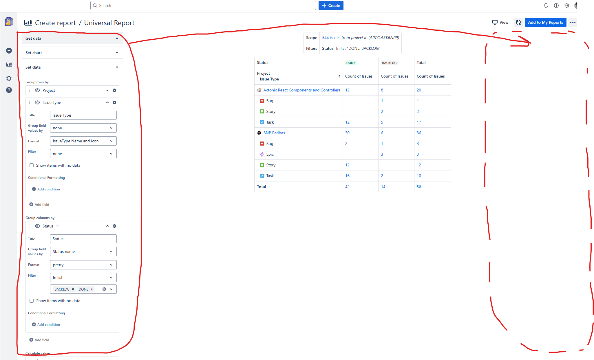 Report Builder configuration panel rework idea