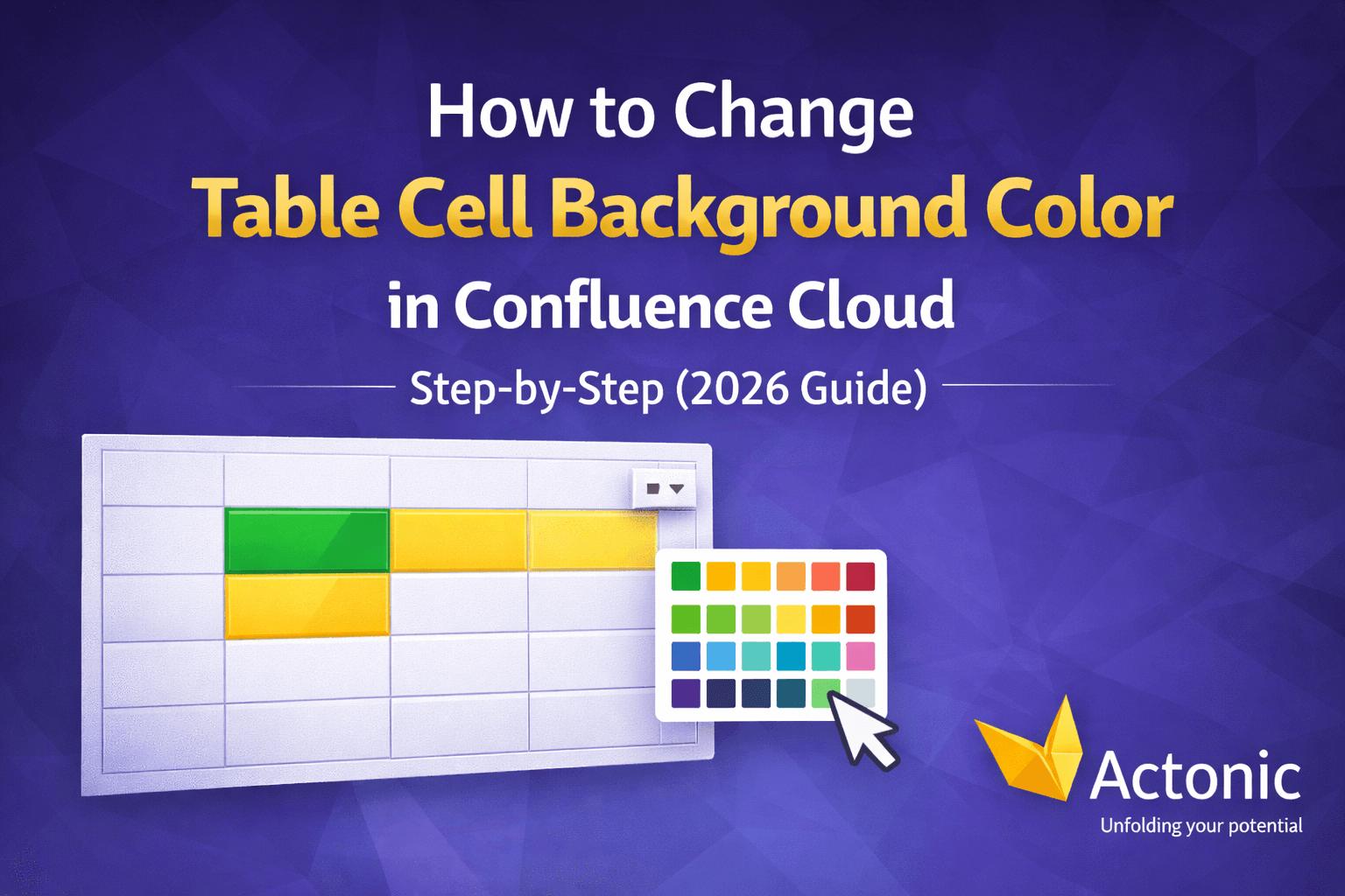 How to Change the Background Color of a Cell in a Confluence Cloud ...